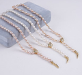pearl necklace sweater necklace